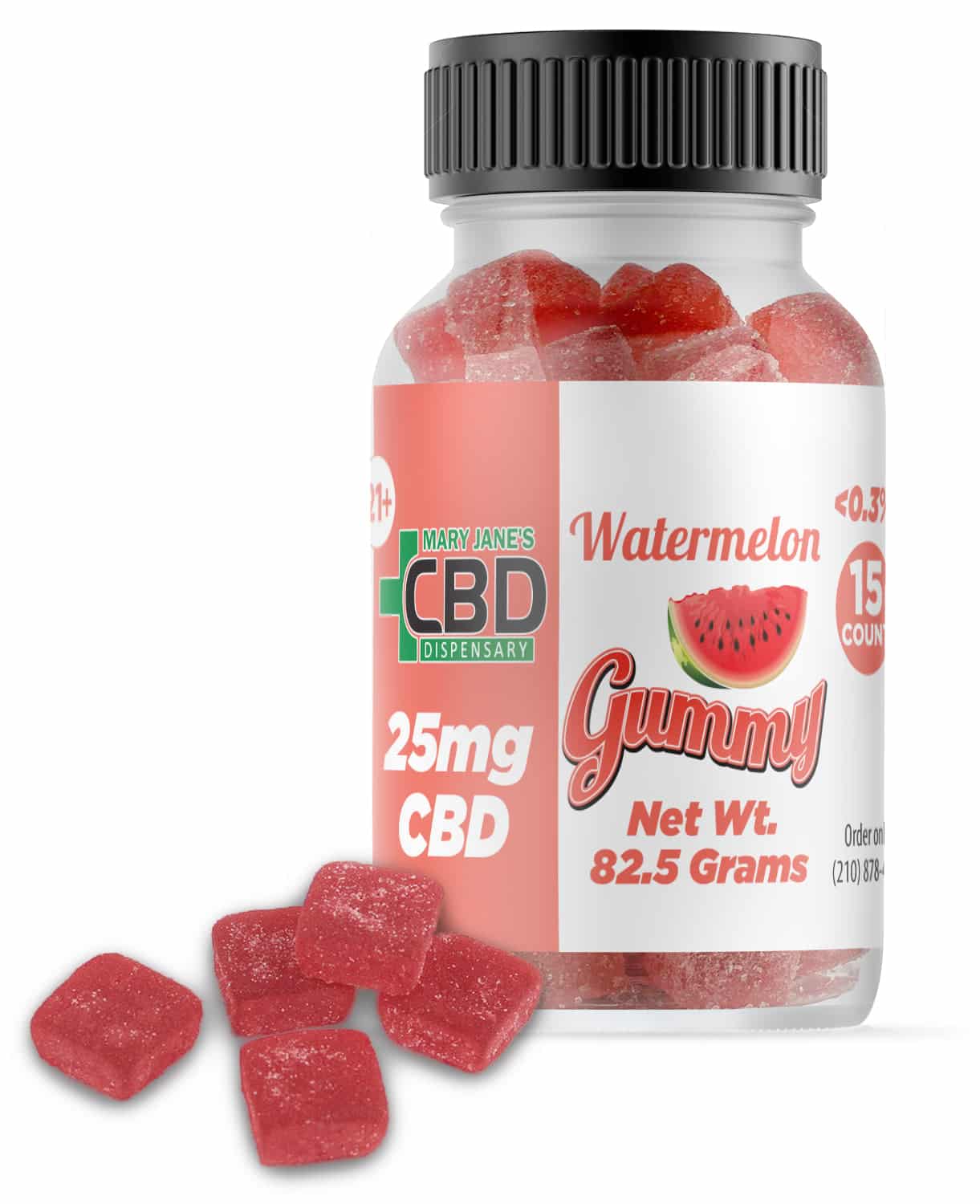 Mary Jane’s CBD Full Spectrum Gummies 15ct – 4 Flavors