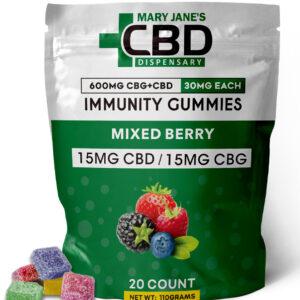 Mary Janes CBD Immunity Gummies