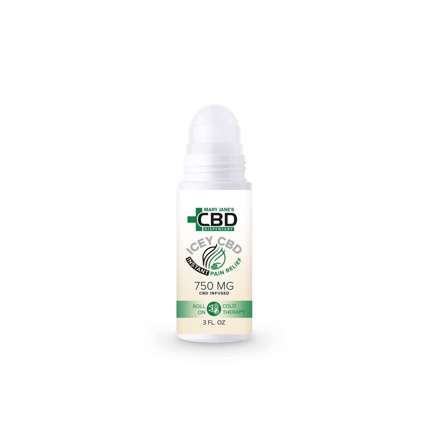 CBD Cooling Roll On - Icey Instant Relief | Mary Jane's CBD Dispensary