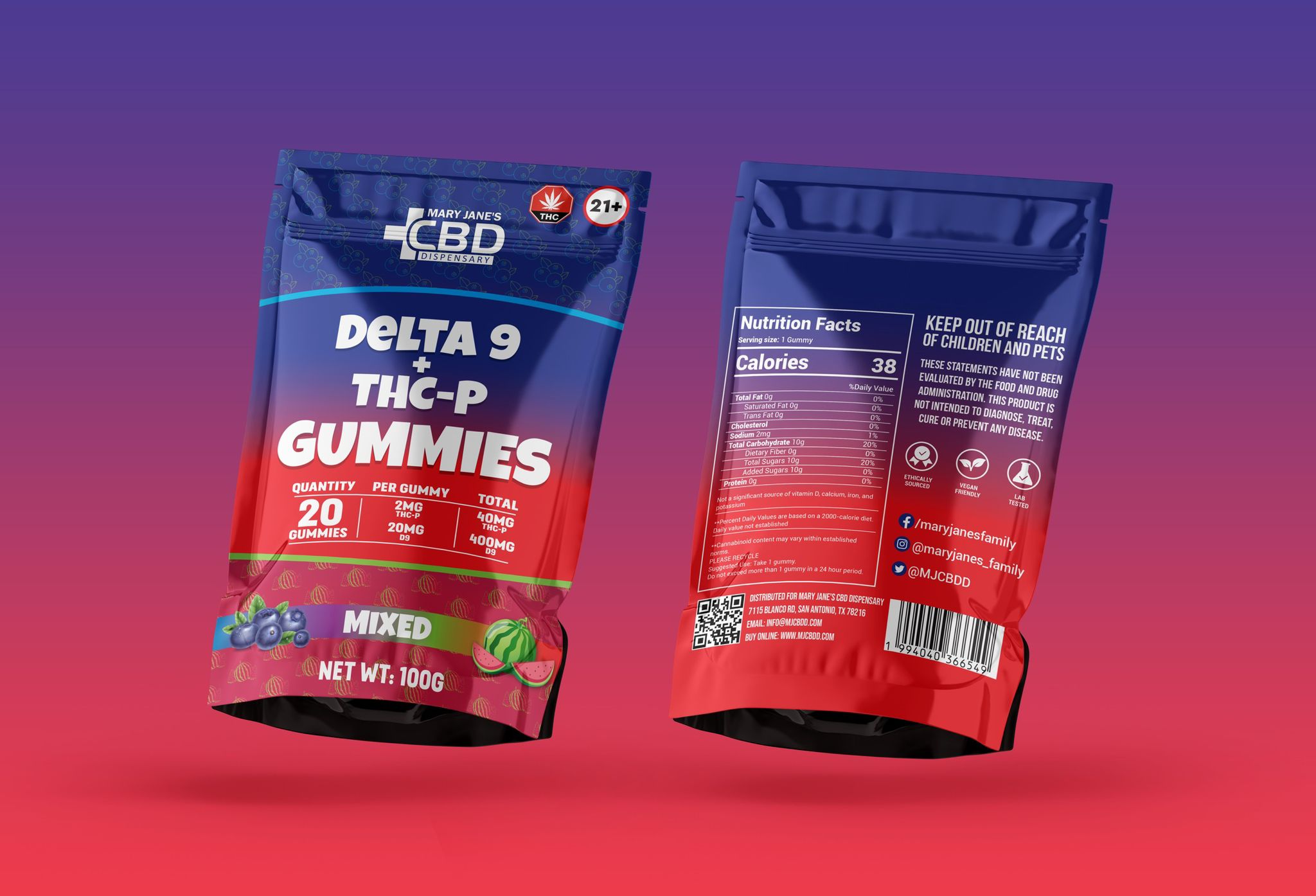 Delta THCP Gummies